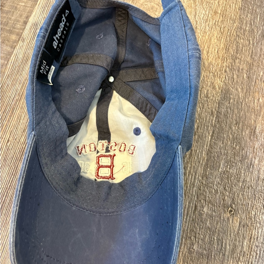 Blue Boston Massachusetts Cap - Picture 3 of 4